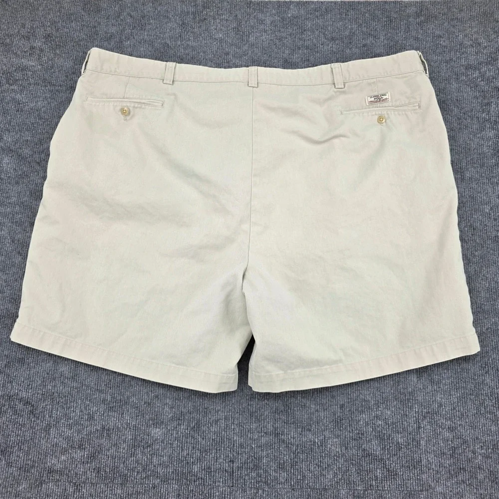 Polo Ralph Lauren Tyler Shorts Mens 49 Khaki Tan Pleated Chino Cotton Twill